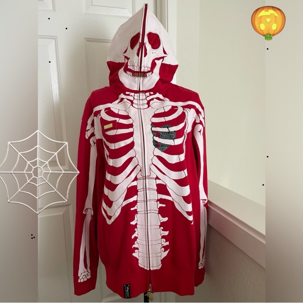🎃🎃🎃🎃Perfect Halloween Hoodie***👽🕷️🧟‍♂️🕸️
LRG DEAD SERIOUS SKELETON**